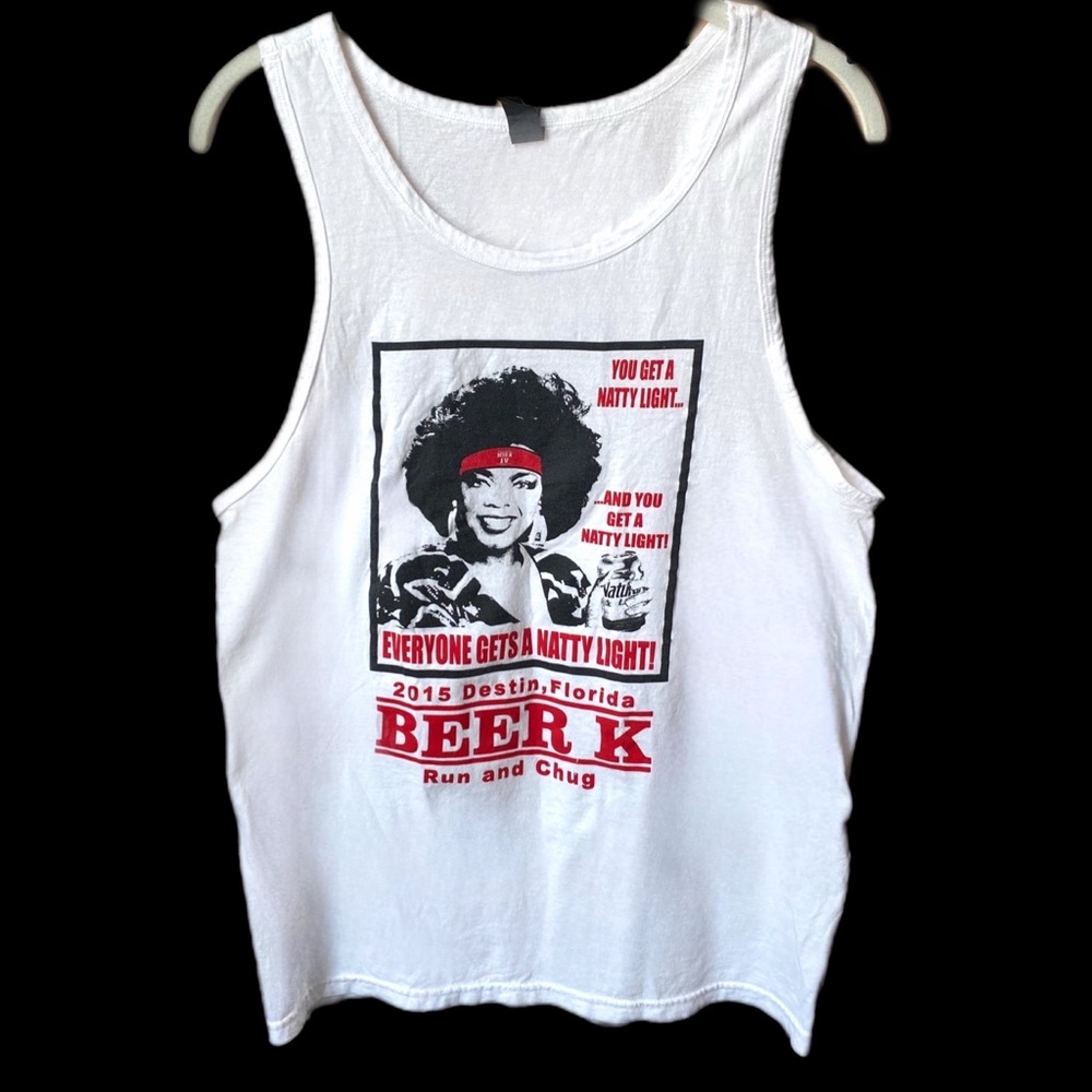 Funny Oprah Winfrey retro beer tank